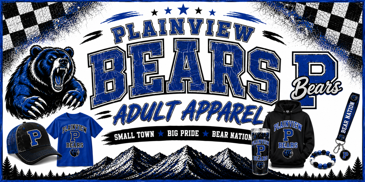 Plainview Bears Adult Apparel