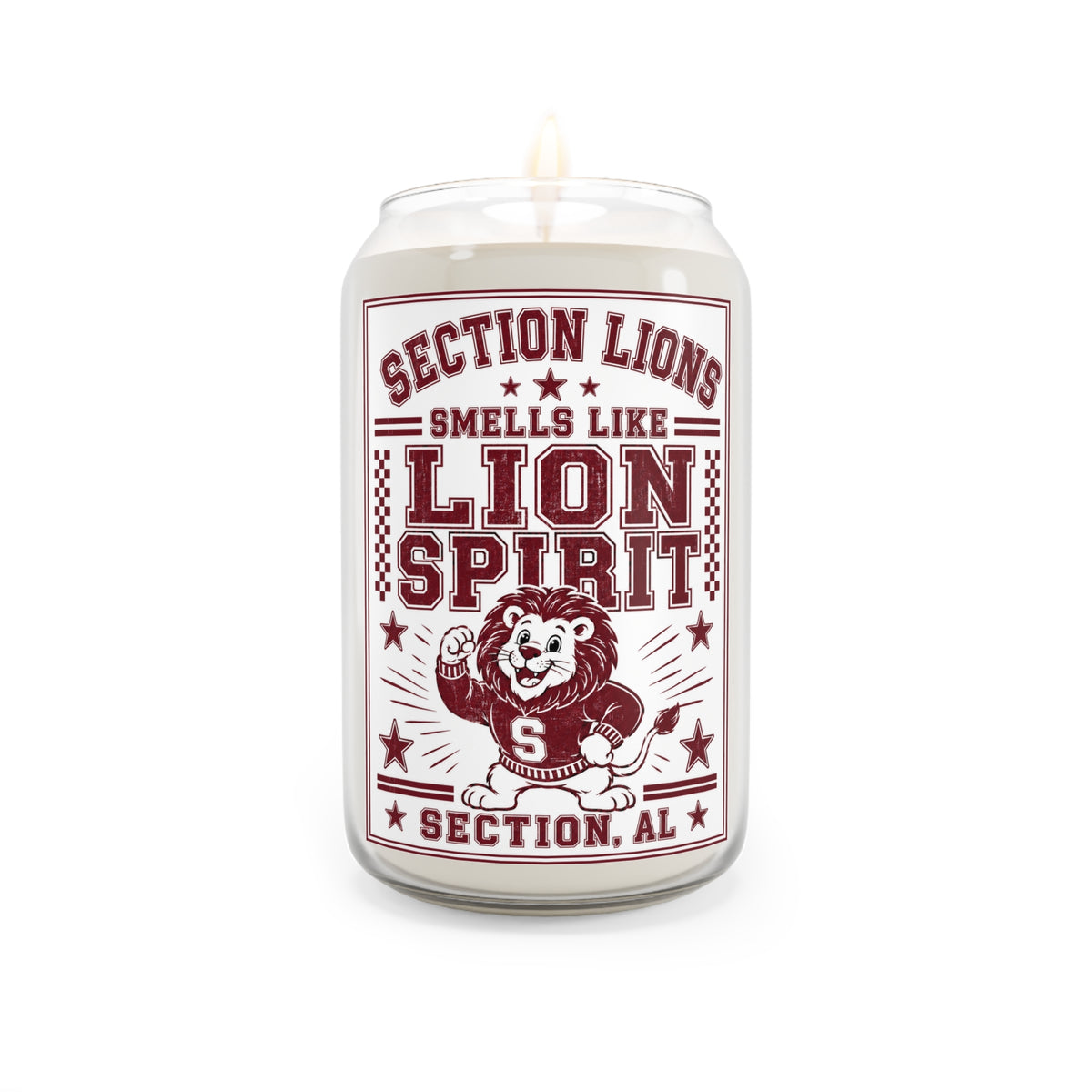 Section Lions “Smells Like Lion Spirit” Soy Candle