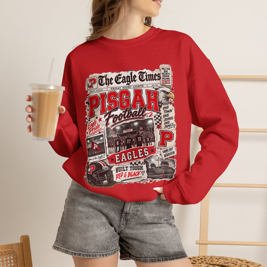 The Eagle Times Pisgah Football Crewneck