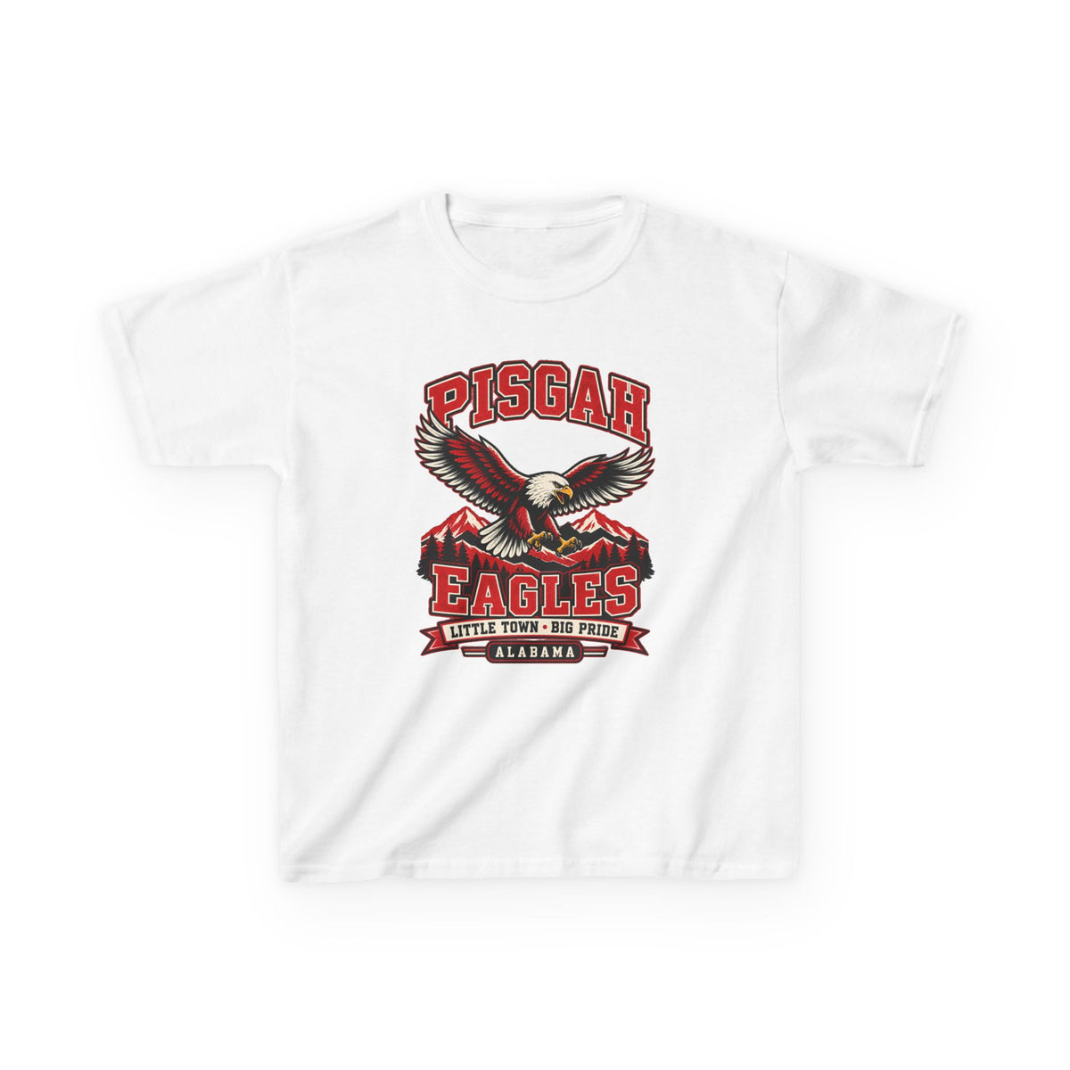 Pisgah Eagles Little Town, Big Pride Youth Tee