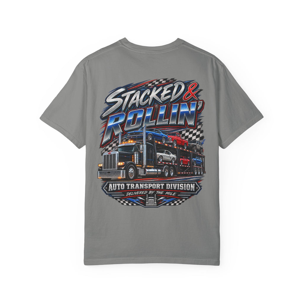 Stacked & Rollin’ Auto Transport Tee