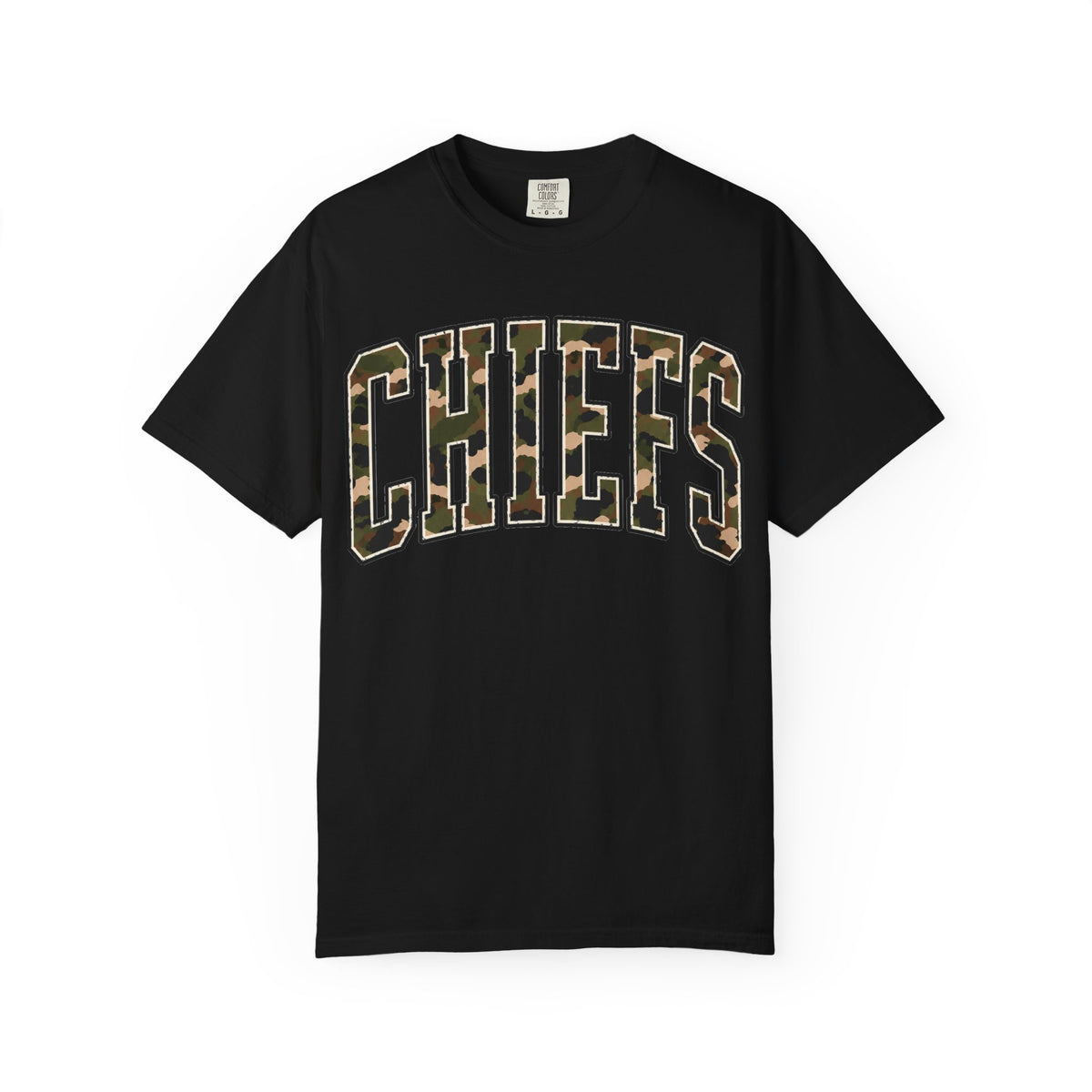 Chiefs Vintage Camo Comfort Colors Tee