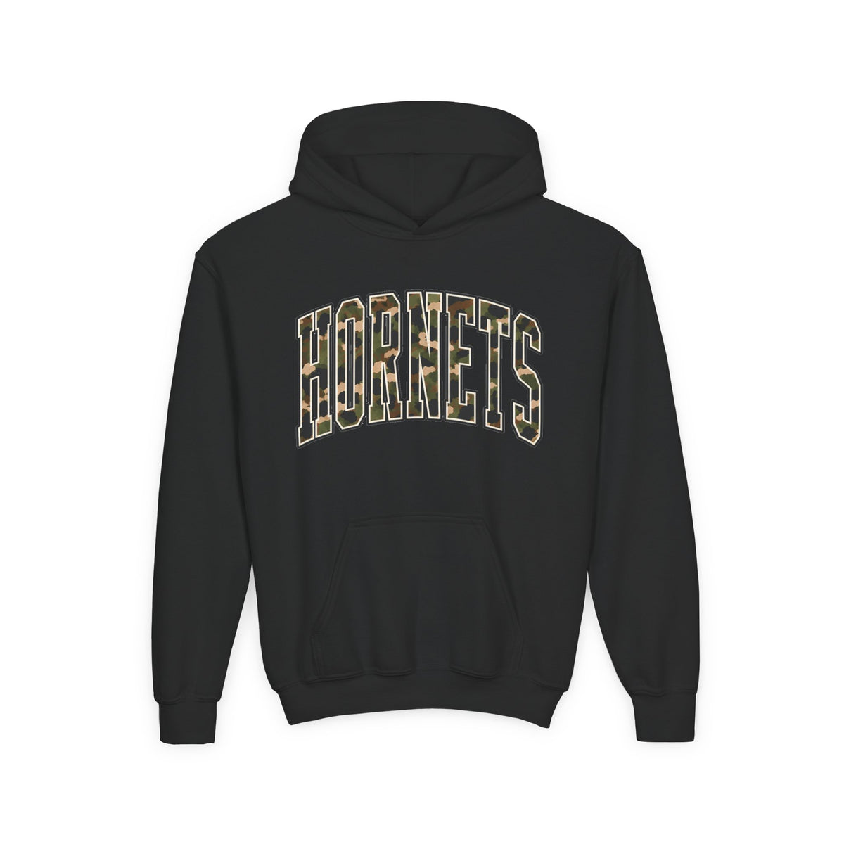 Hornets Vintage Youth Camo Hoodie