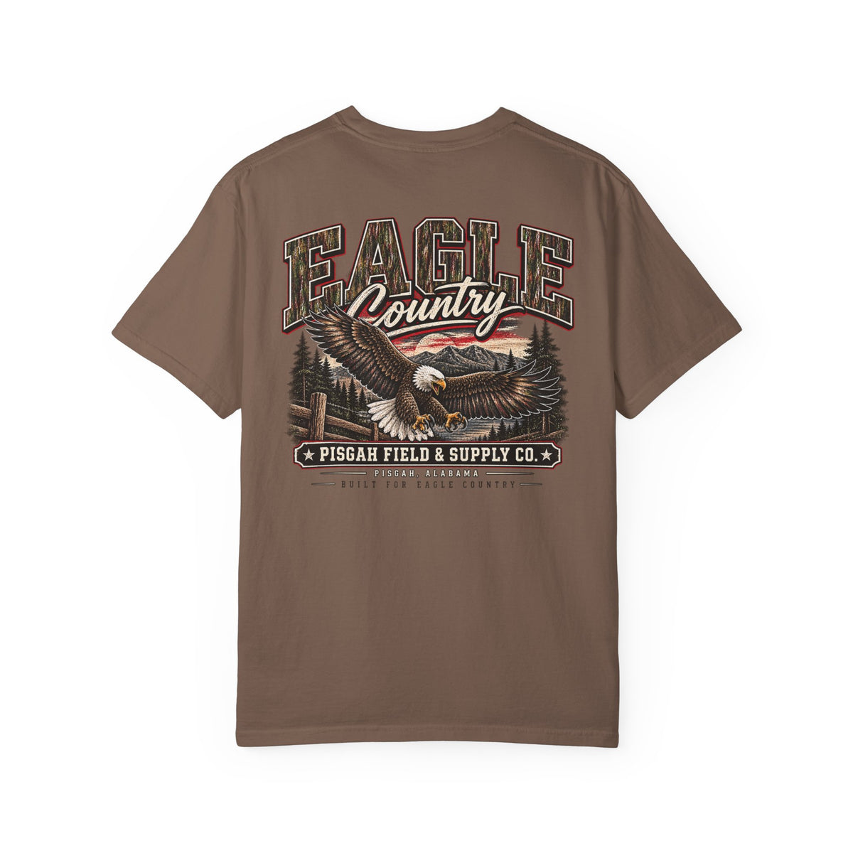 Pisgah Eagles Field & Supply Camo Tee