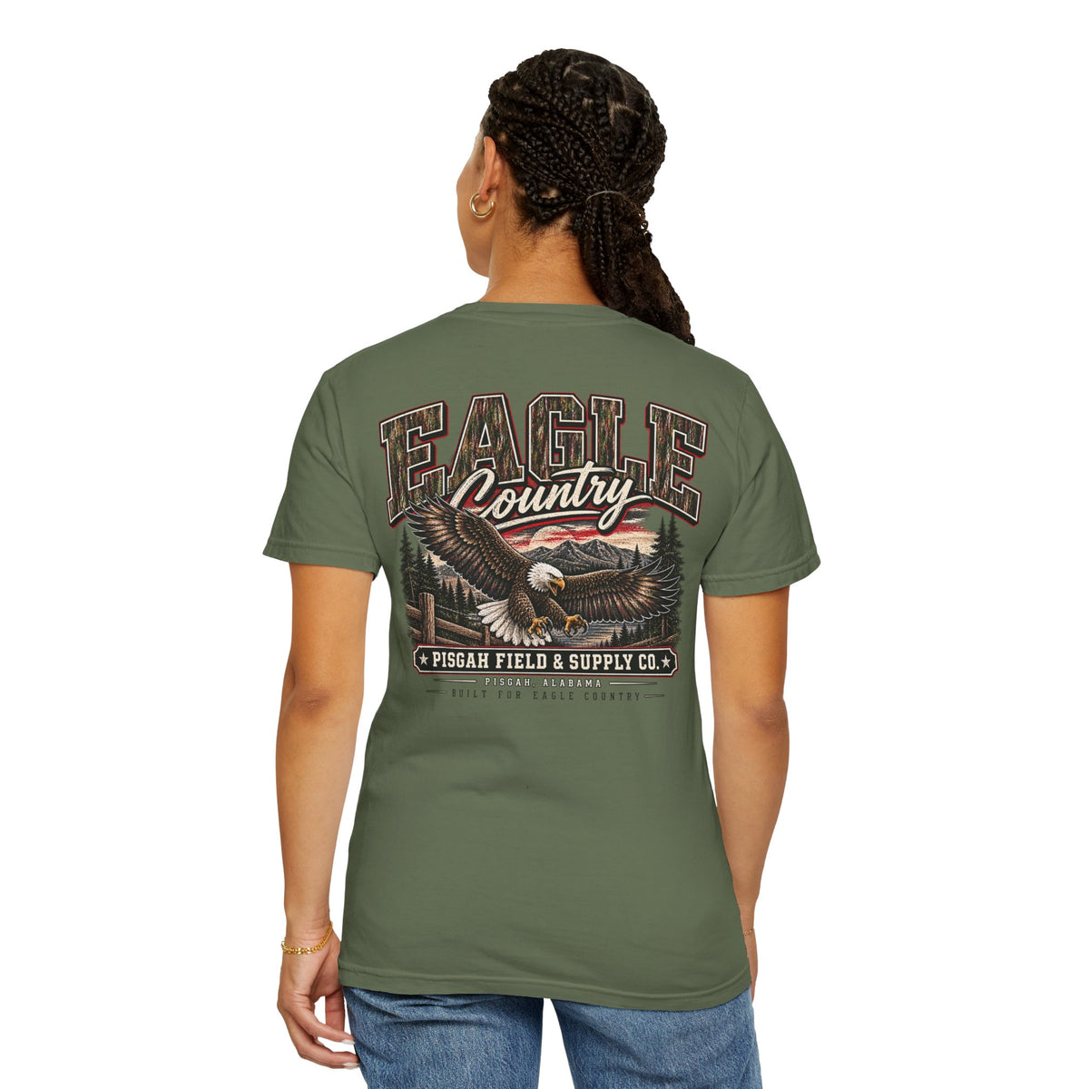 Pisgah Eagles Field & Supply Camo Tee