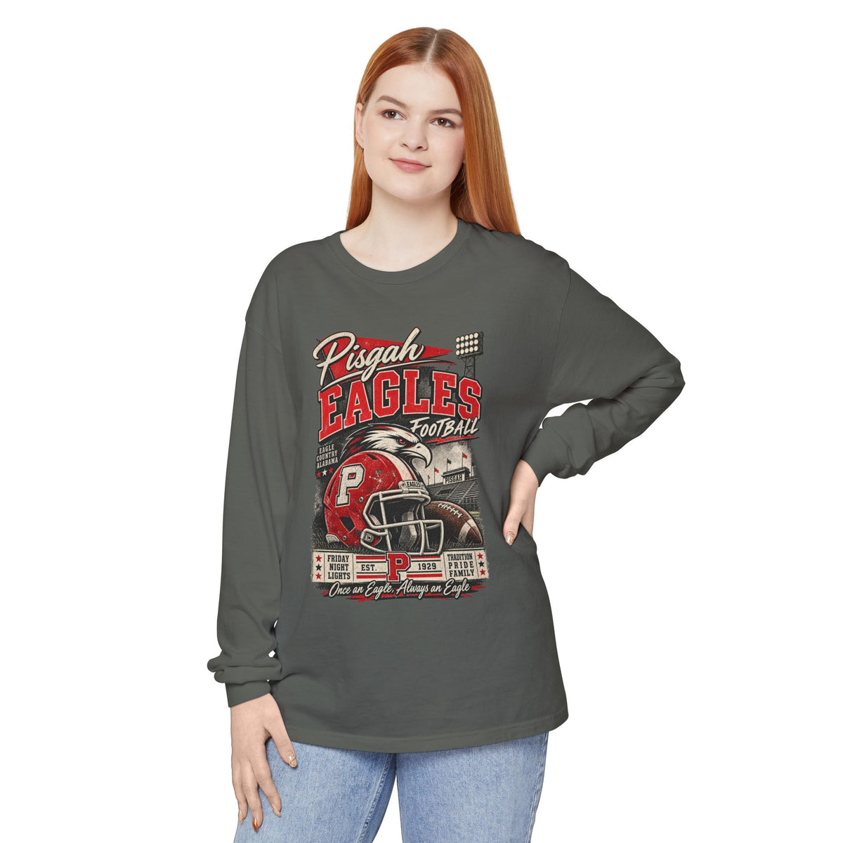 Pisgah Eagles Friday Night Heritage Long Sleeve Tee