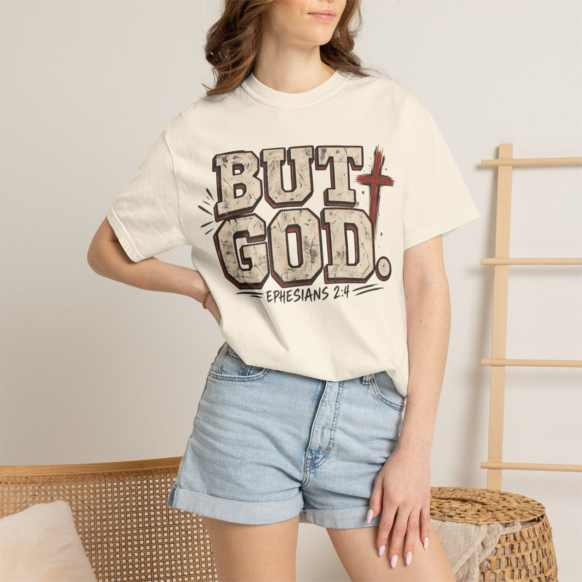 But God. Vintage Faith Tee