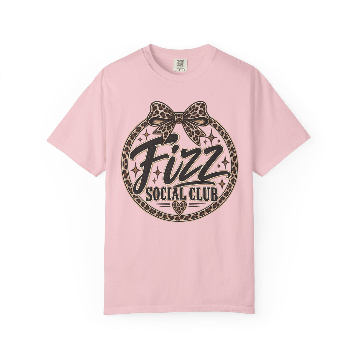 Fizz Social Club Vintage Leopard Graphic Tee