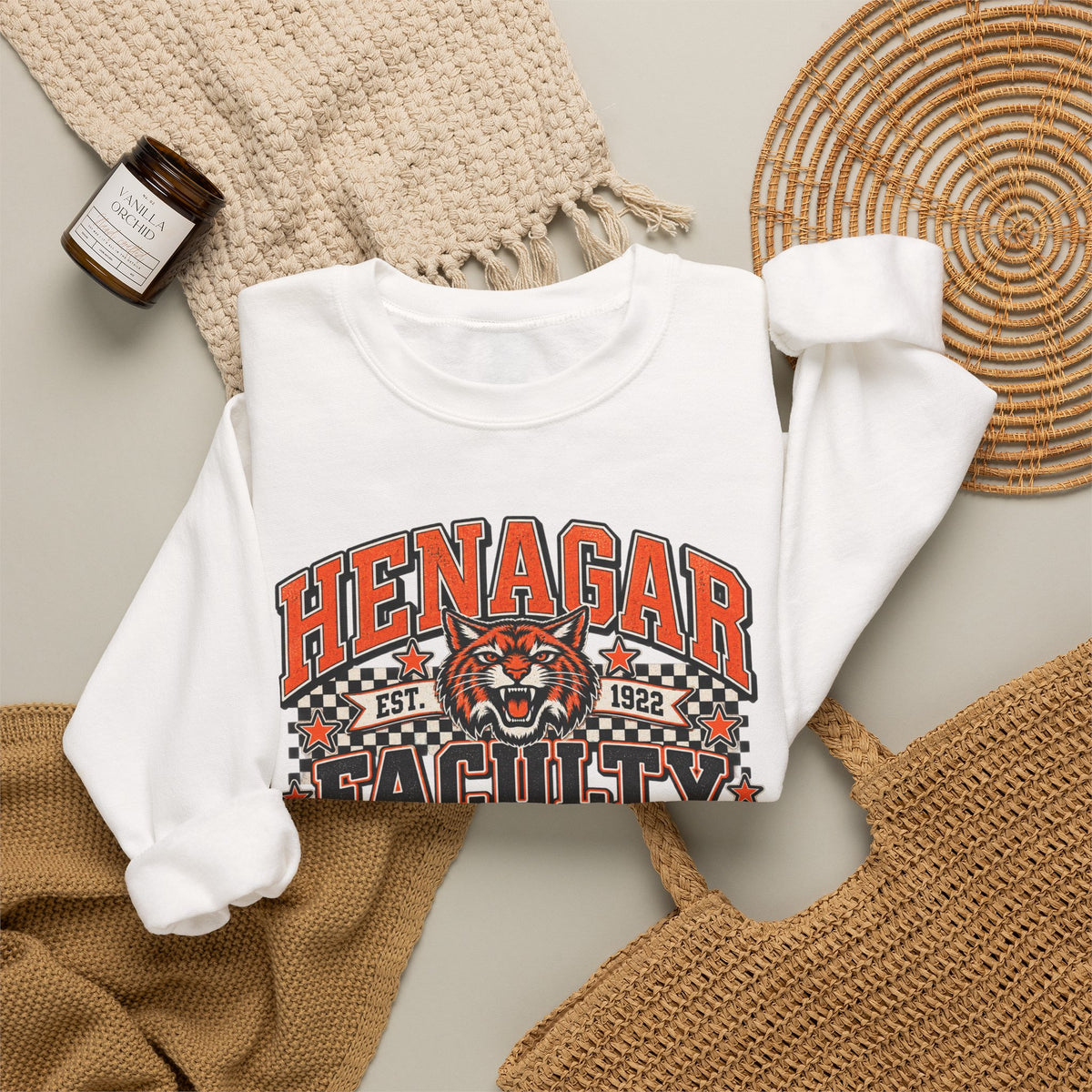 Henagar Faculty Wildcat Social Club Crewneck