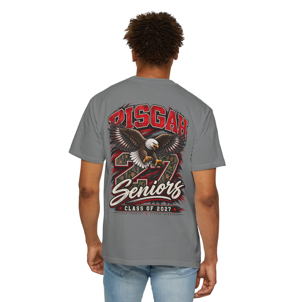Pisgah Eagles Senior 2027 Camo Graphic Tee