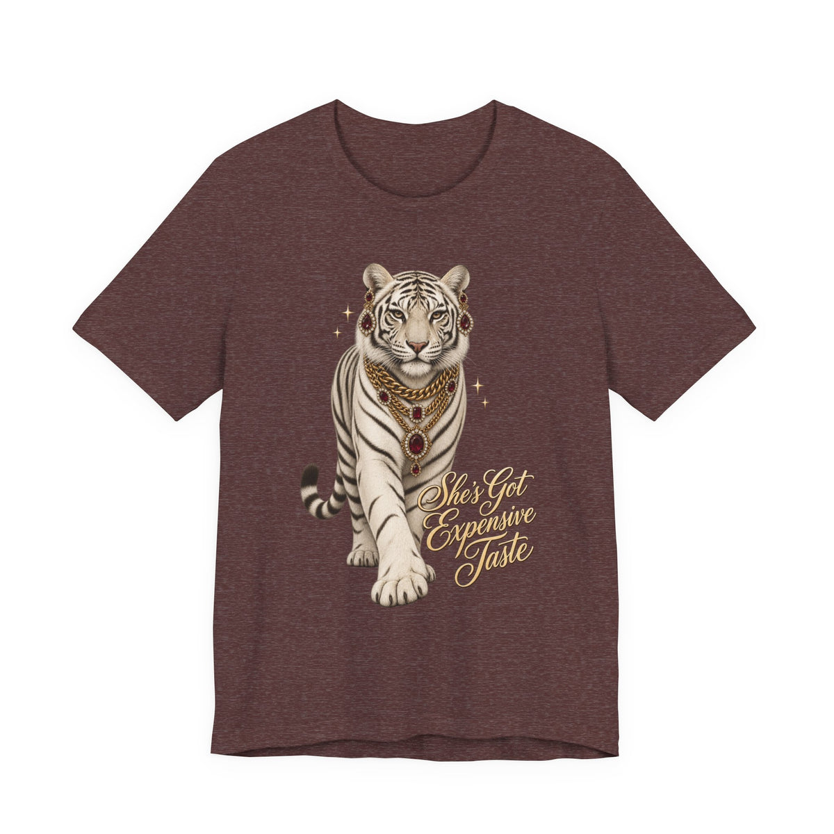 She’s Got Expensive Taste White Tiger Graphic Tee
