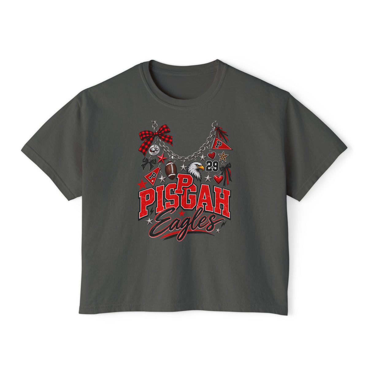 Pisgah Eagles Game Day Charm Boxy Tee