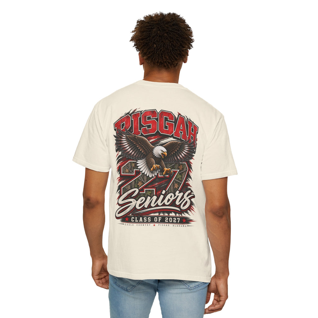 Pisgah Eagles Senior 2027 Camo Graphic Tee