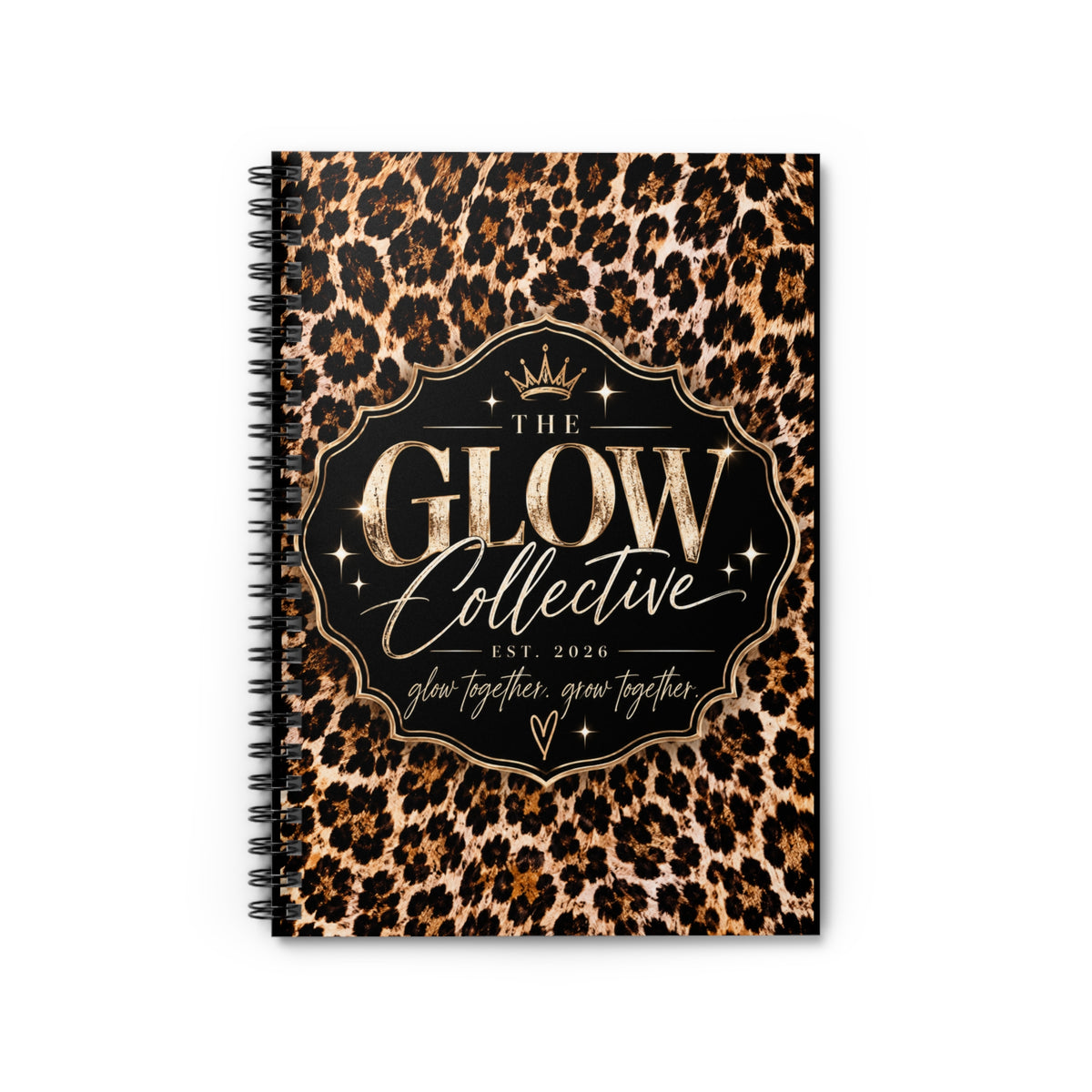 The Glow Collective Leopard Luxe Notebook
