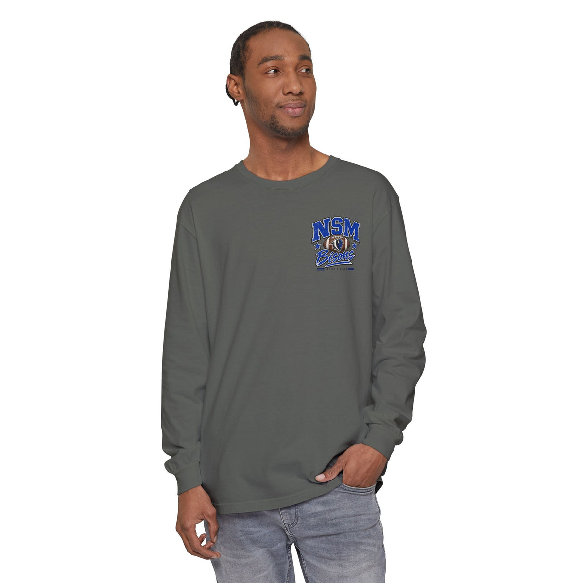 Friday Nights in Bison Country Comfort Colors Long Sleeve