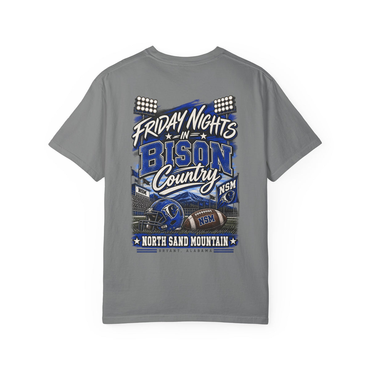 Friday Nights in Bison Country Comfort Colors Tee