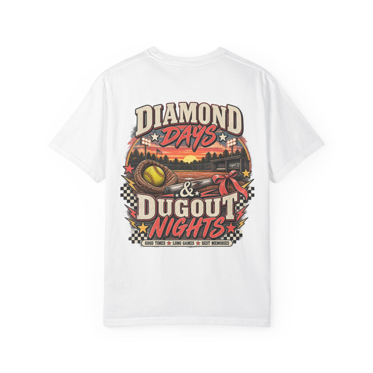 Diamond Days & Dugout Nights Comfort Colors Tee