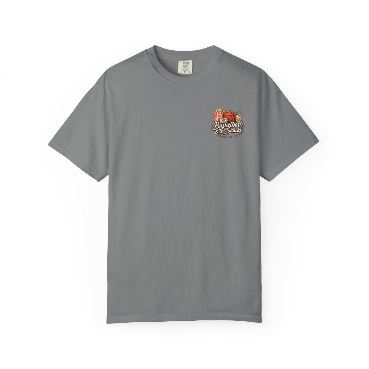 Basketball & the Snacks Comfort Colors Tee