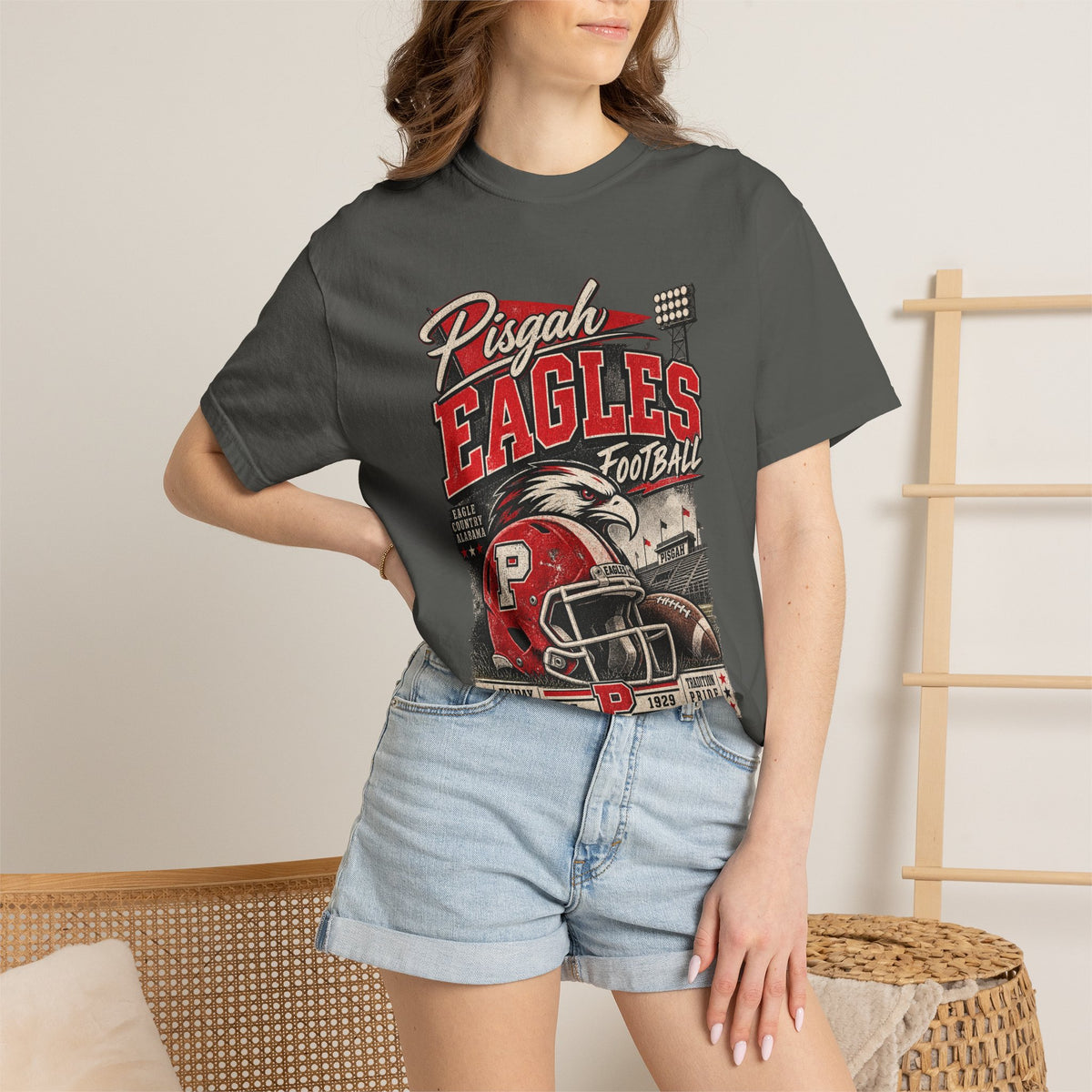 Pisgah Eagles Friday Night Heritage Football Tee