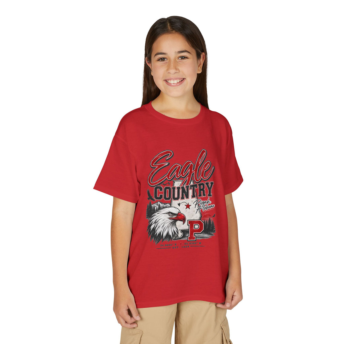 Kids Eagle Country Pisgah Hometown Tee