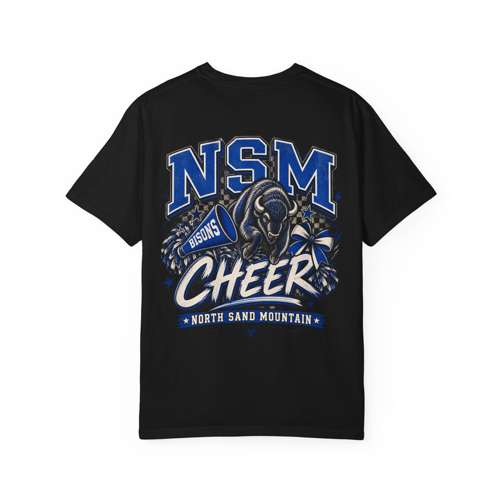 NSM Bison Cheer Front & Back Tee