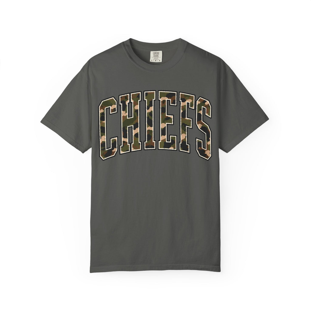 Chiefs Vintage Camo Comfort Colors Tee
