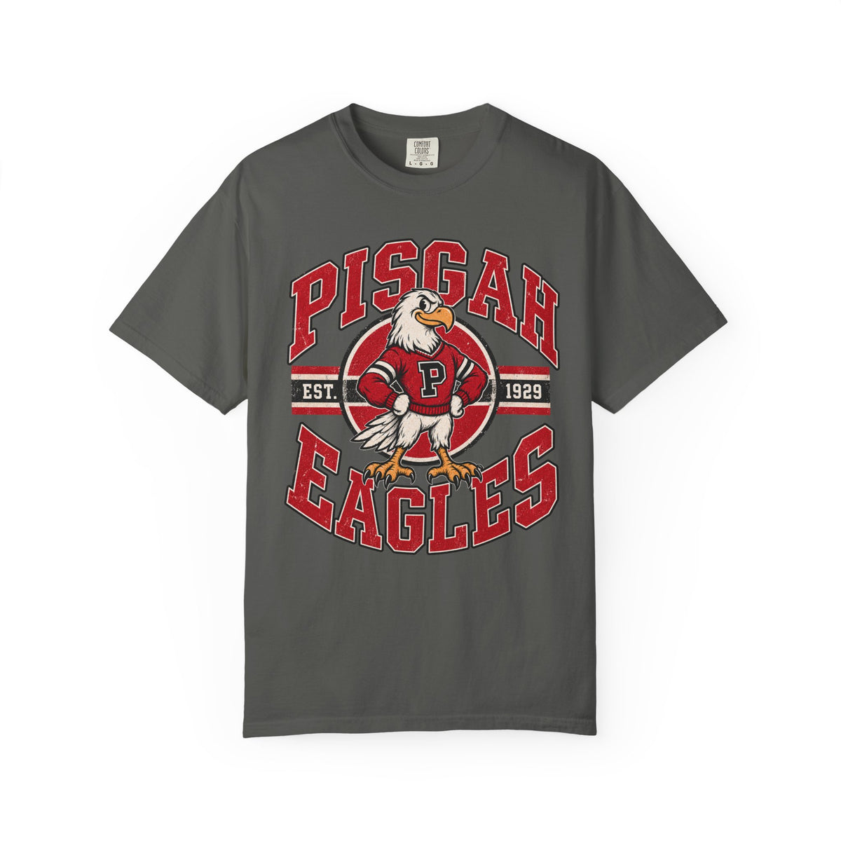 Pisgah Eagles Old School Mascot Graphic Tee
