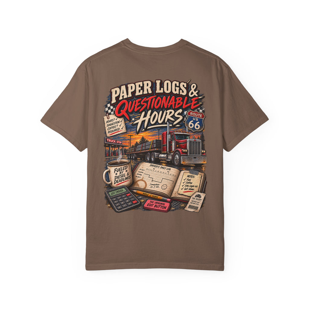 Paper Logs & Questionable Hours Vintage Trucking Tee