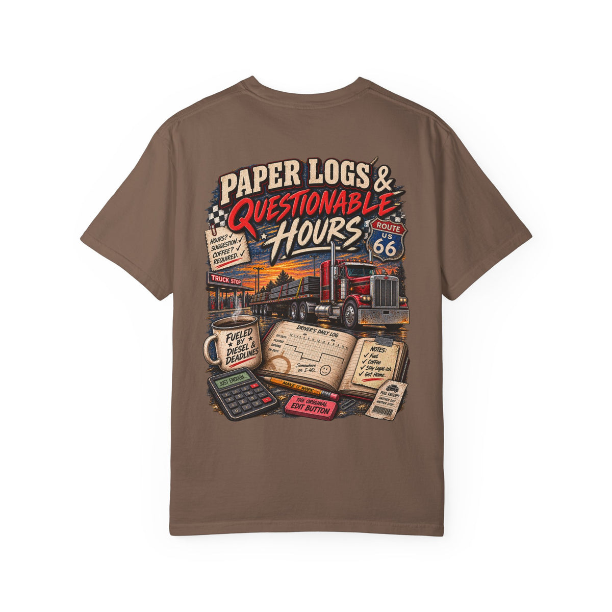 Paper Logs & Questionable Hours Vintage Trucking Tee