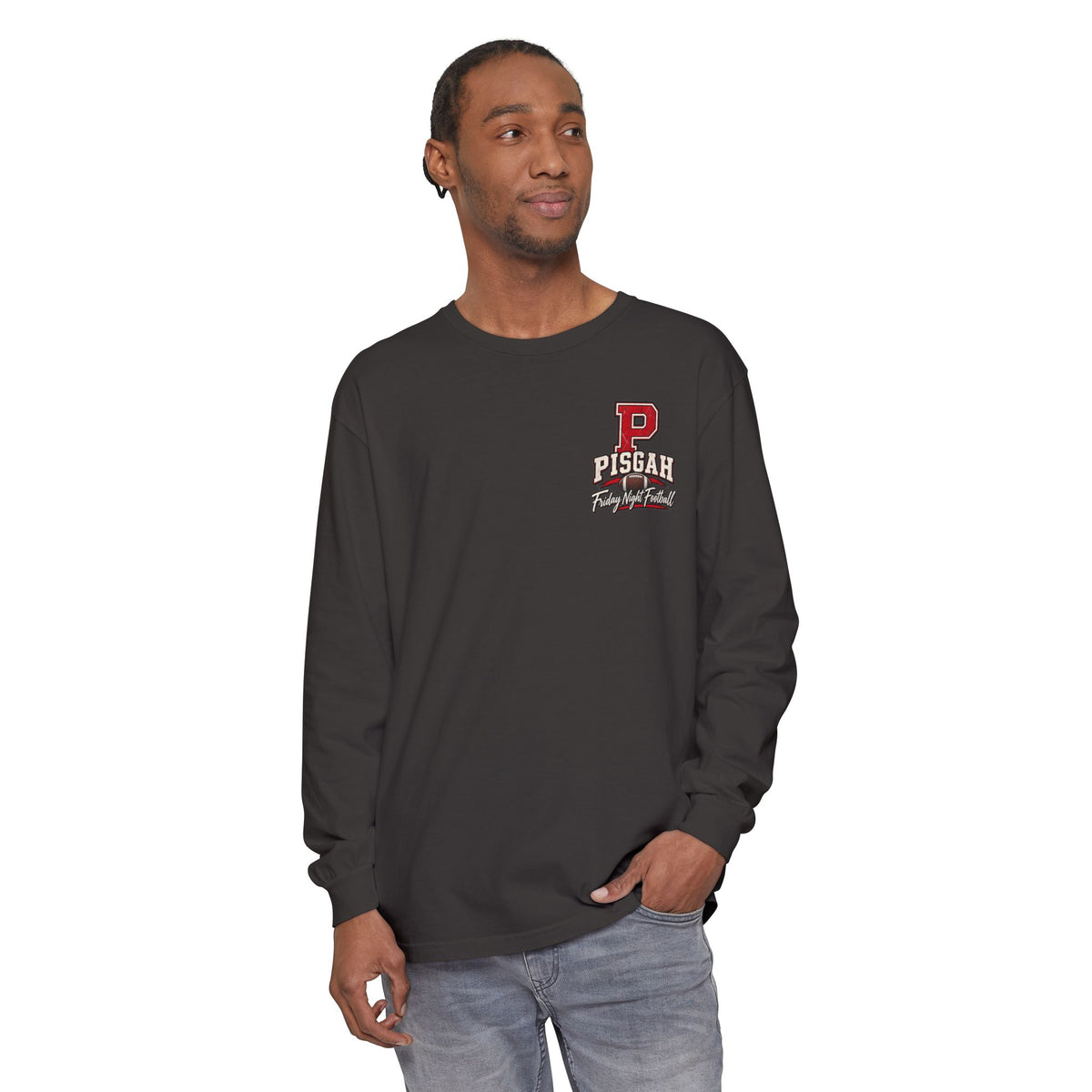 Pisgah Eagles Friday Night Lights Comfort Colors Long Sleeve