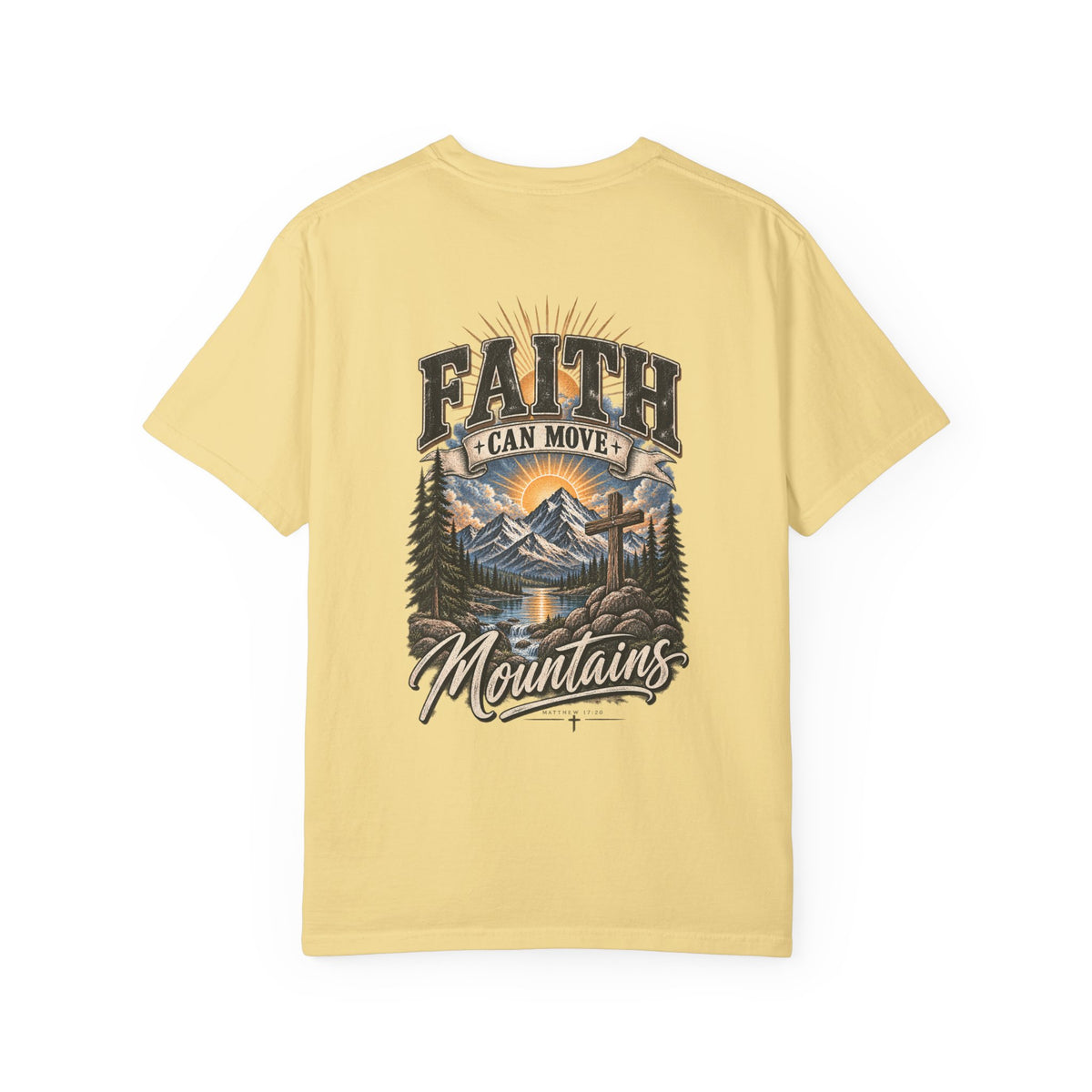 Faith Can Move Mountains Vintage Tee