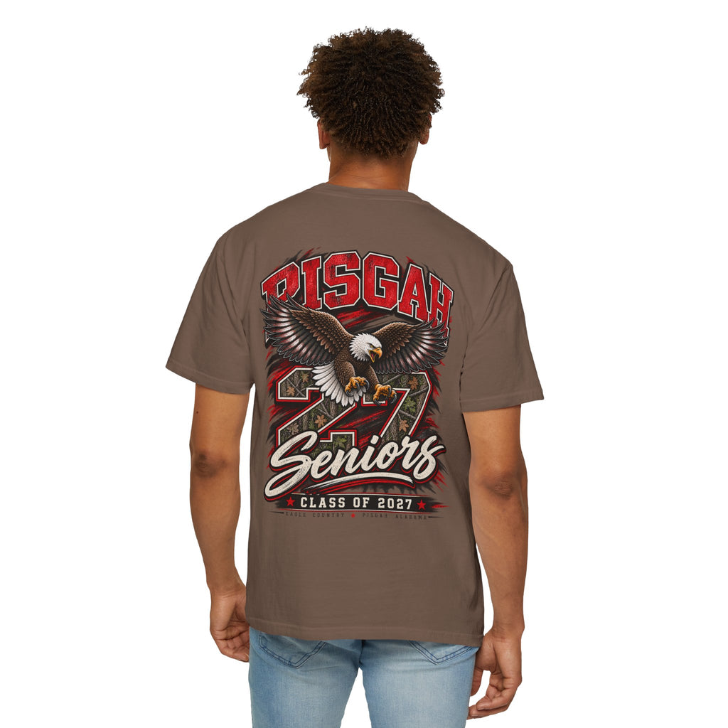 Pisgah Eagles Senior 2027 Camo Graphic Tee