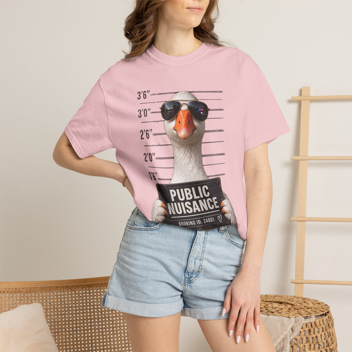 Public Nuisance Goose Comfort Colors® Graphic Tee