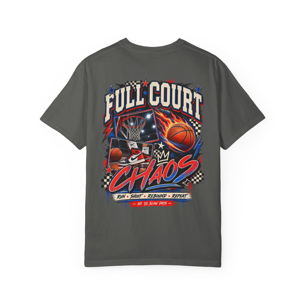 Full Court Chaos Comfort Colors Tee