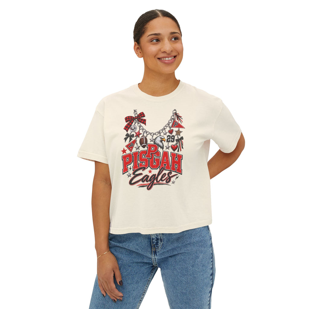 Pisgah Eagles Game Day Charm Boxy Tee