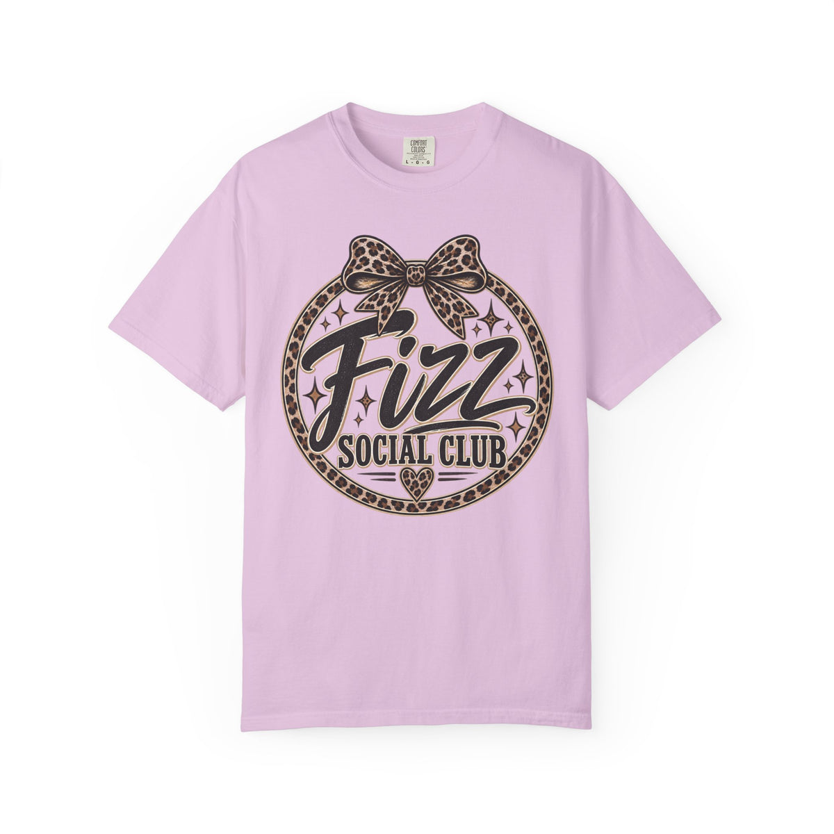 Fizz Social Club Vintage Leopard Graphic Tee