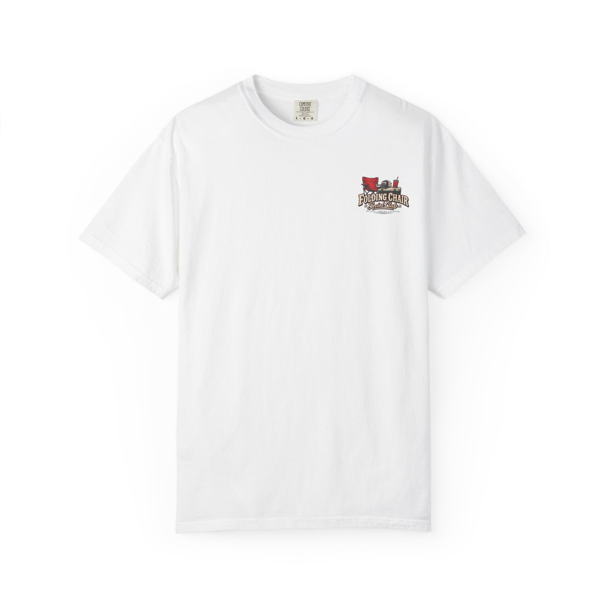 Folding Chair Social Club Comfort Colors Tee