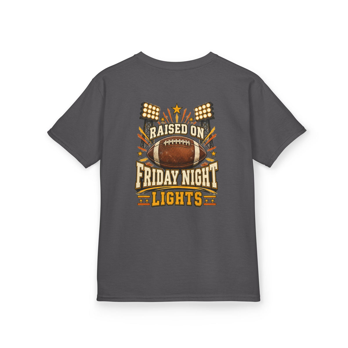 Raised on Friday Night Lights Youth Football Tee