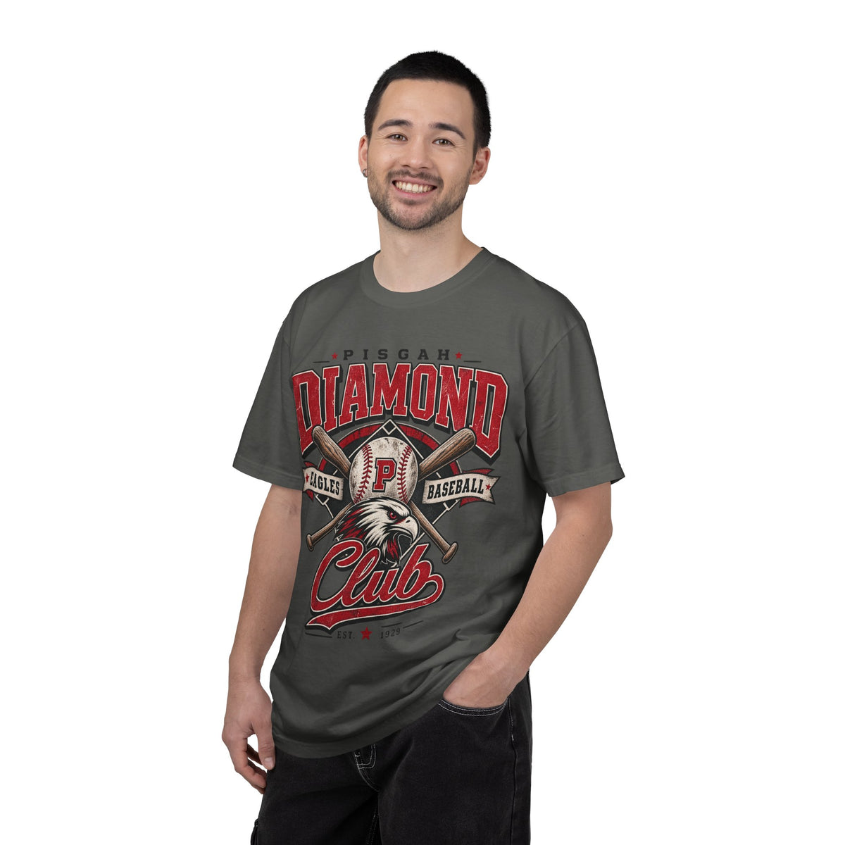 Pisgah Eagles Diamond Club Baseball Tee