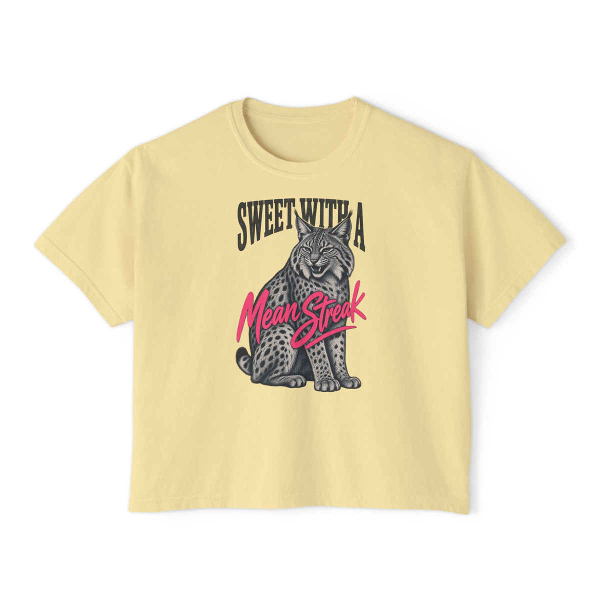 Sweet With a Mean Streak Boxy Crop Tee