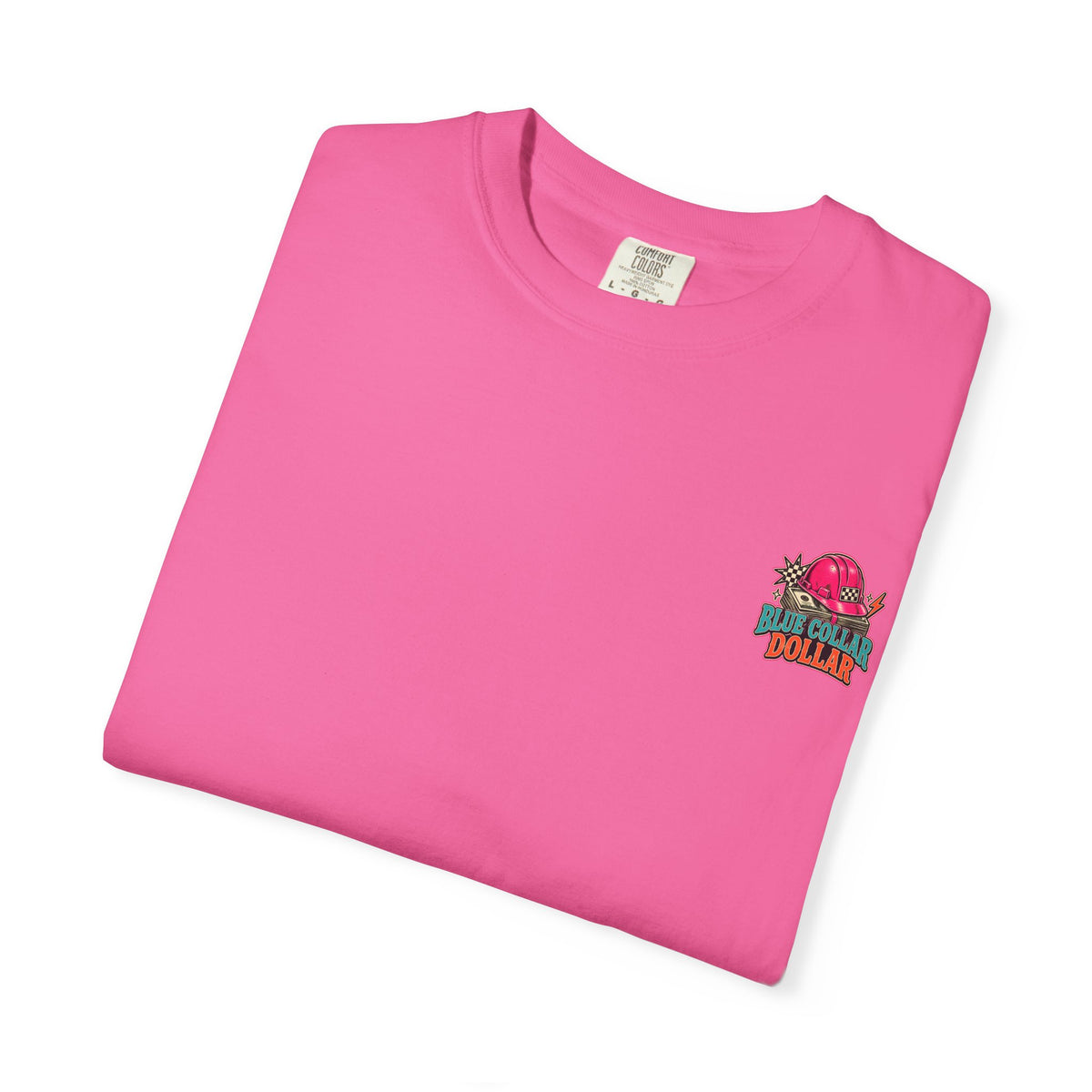 Spending That Blue Collar Dollar Pink Hard Hat Tee