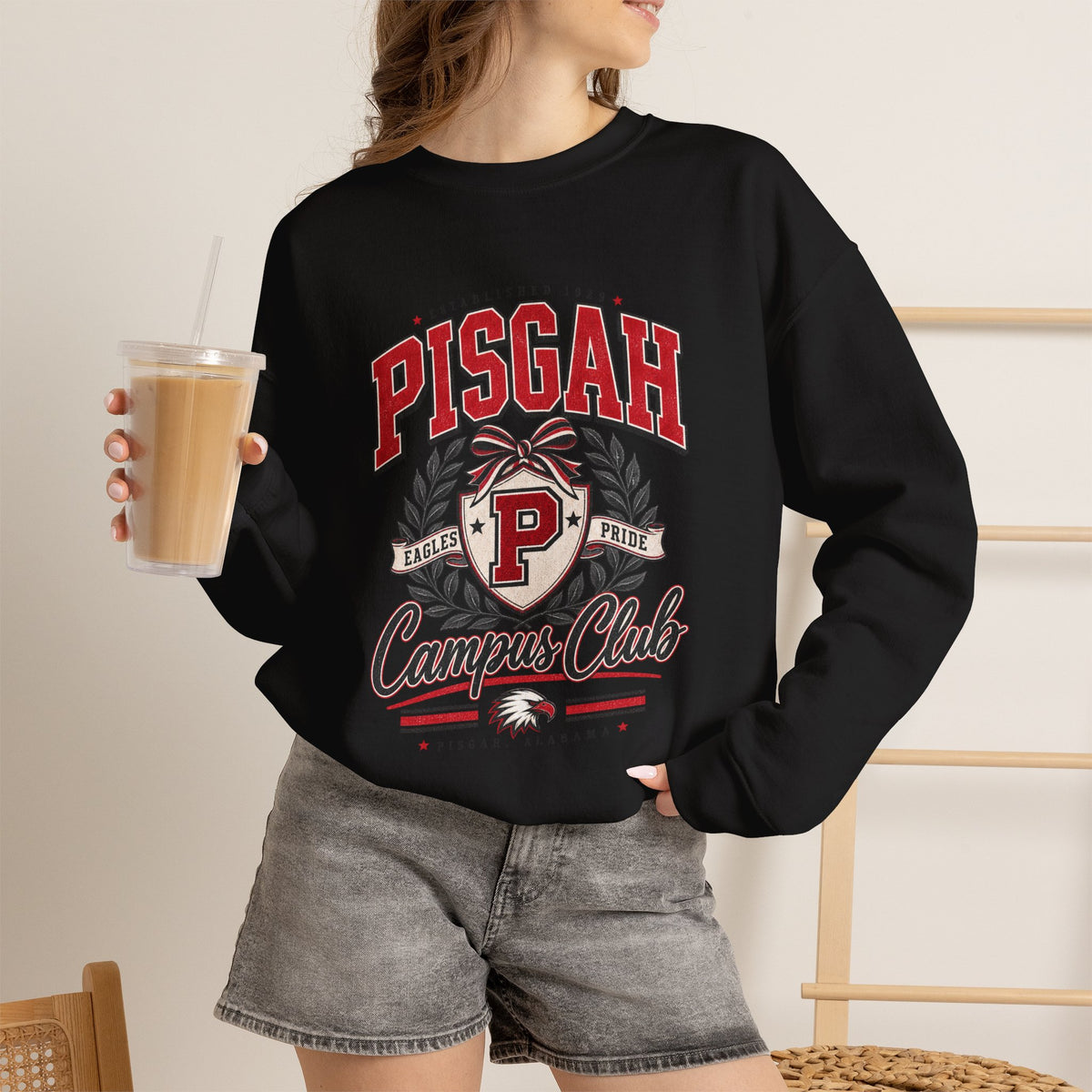 Pisgah Eagles Campus Club Crewneck
