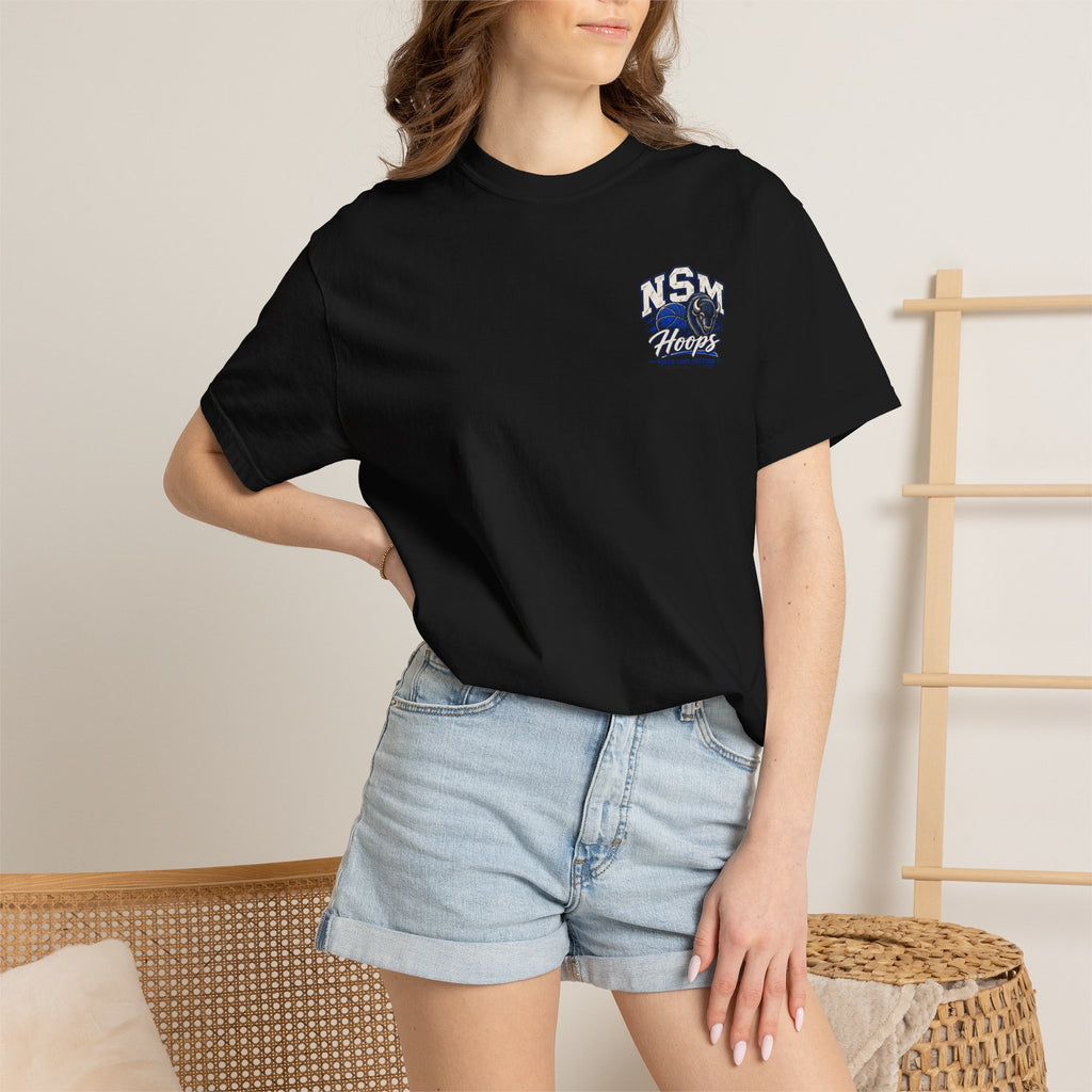 NSM Bison Hoops Front & Back Tee