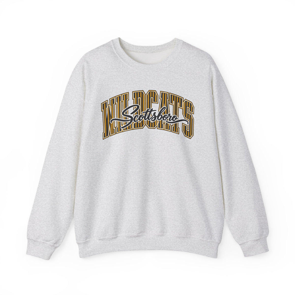 Scottsboro Pinstripe Wildcats Crewneck