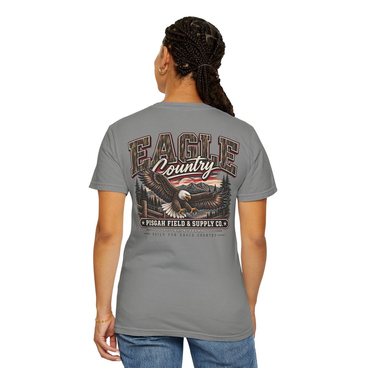 Pisgah Eagles Field & Supply Camo Tee