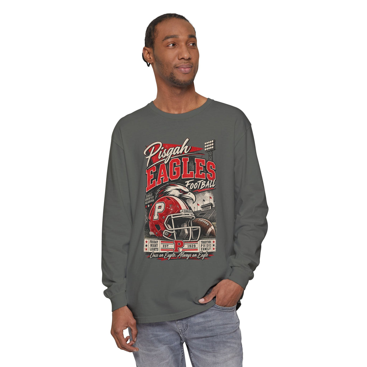 Pisgah Eagles Friday Night Heritage Long Sleeve Tee