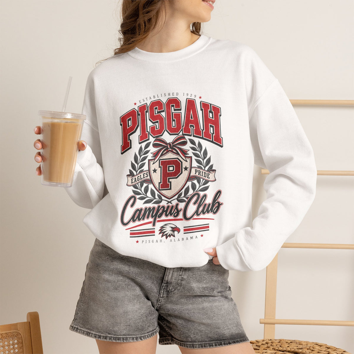 Pisgah Eagles Campus Club Crewneck