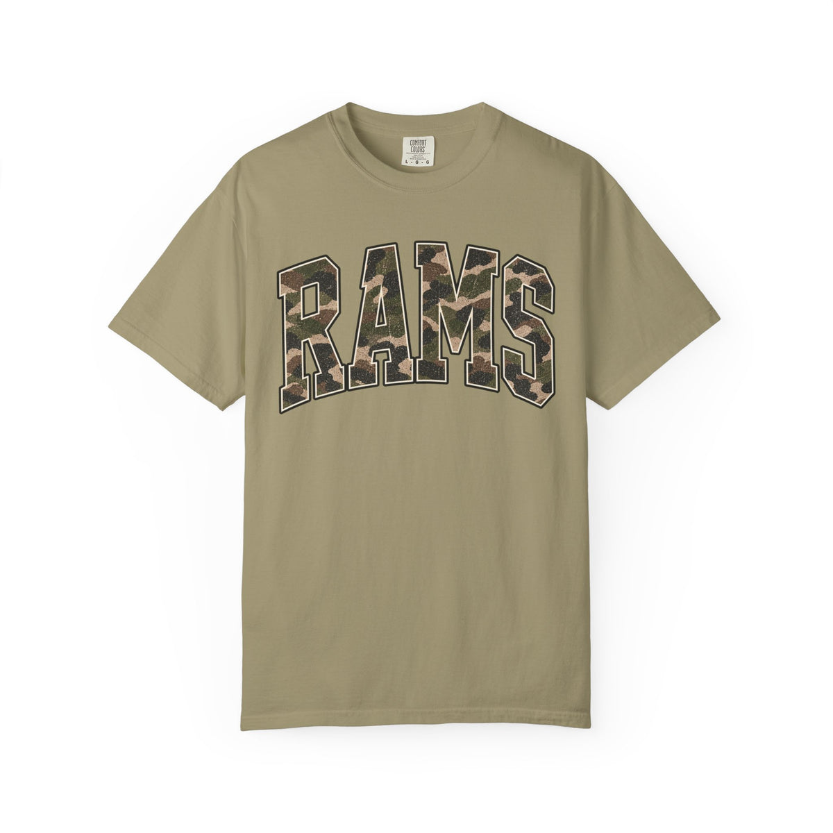 Rams Vintage Camo Comfort Colors Tee