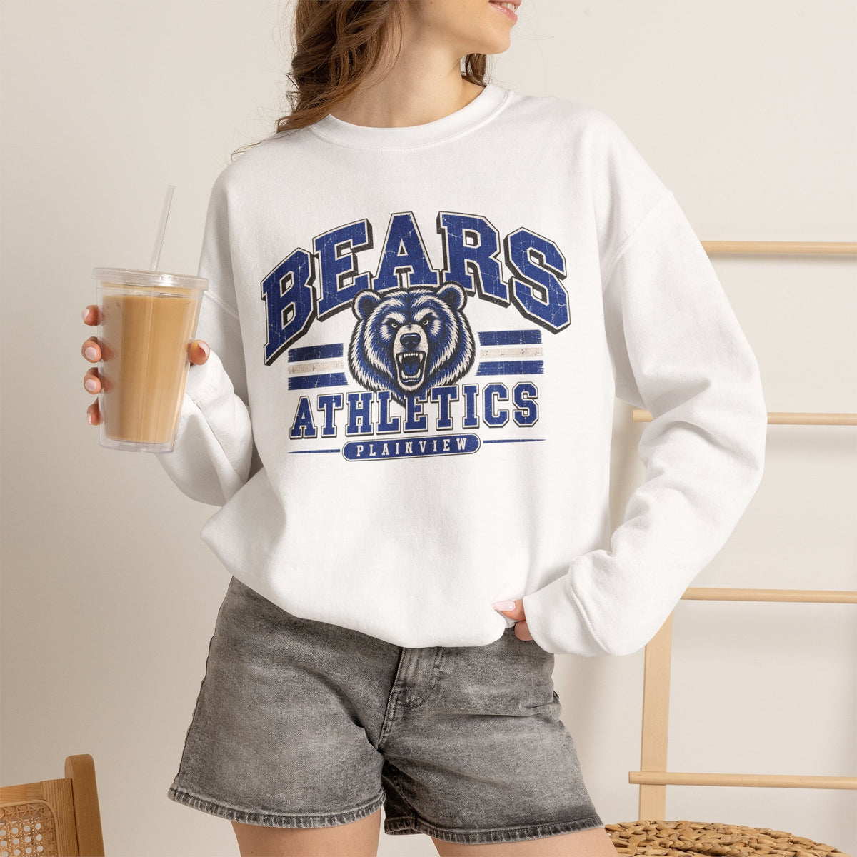 Plainview Bears Vintage Athletics Crewneck