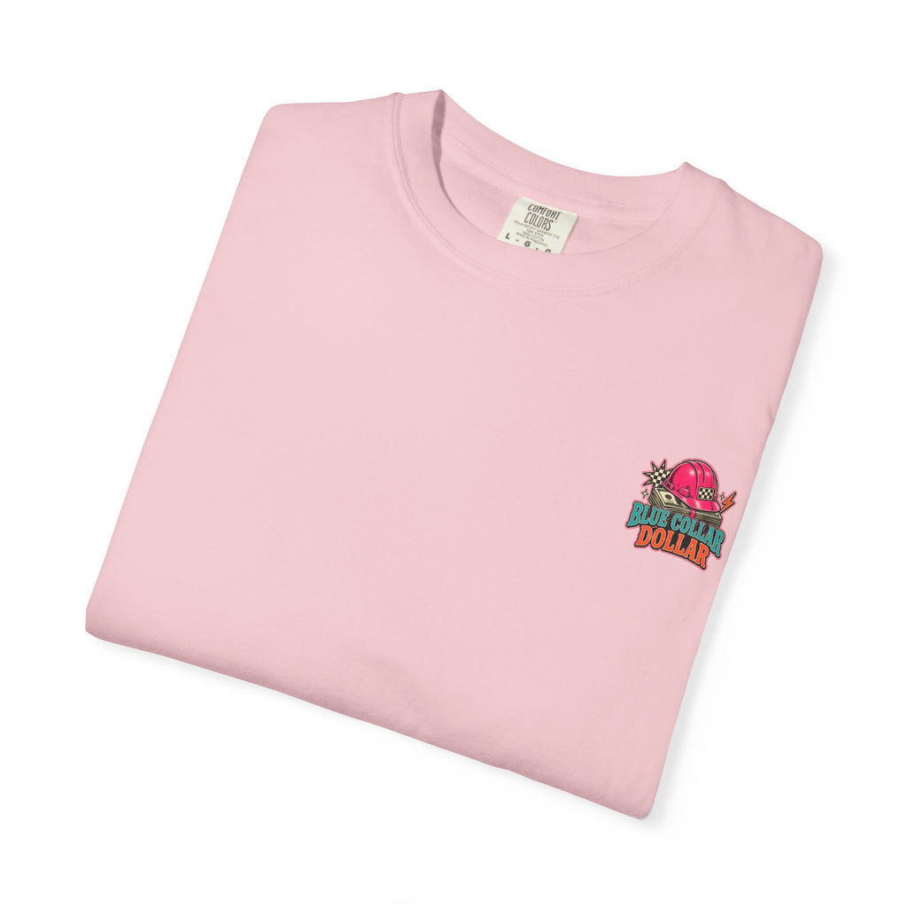Spending That Blue Collar Dollar Pink Hard Hat Tee